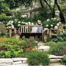picture of landscaped yard