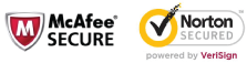 McAfee and Norton logos